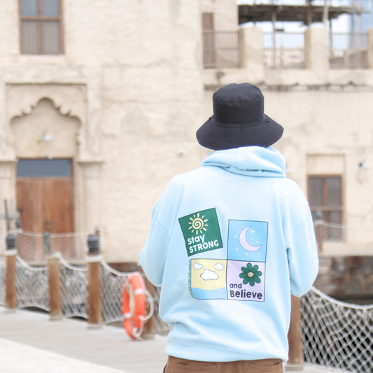 Sabr Hoodie - Light Blue